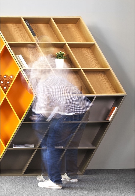 Rubiks Cube Bookshelf