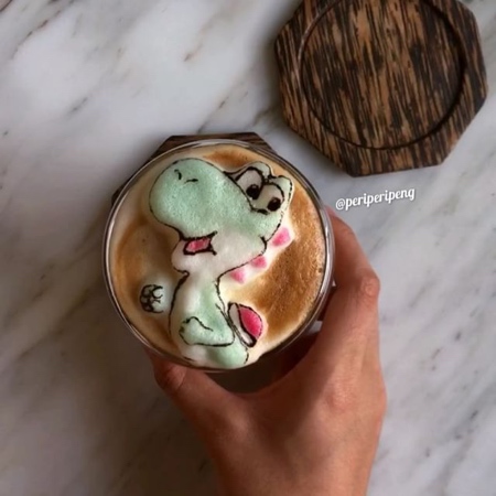 3D Latte Coffee Art
