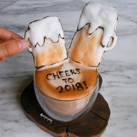 3D Coffee Latte Art