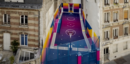 Basketball Court in Paris