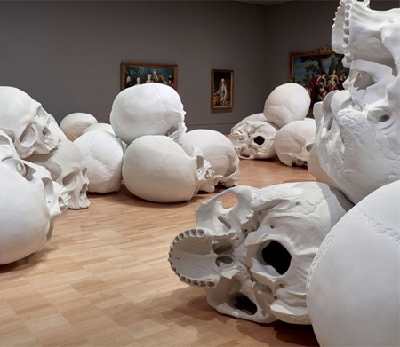 Ron Mueck Human Skulls