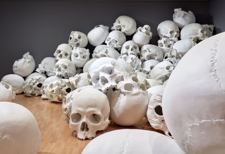 Ron Mueck Skulls