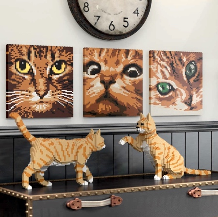 Realistic LEGO Cats