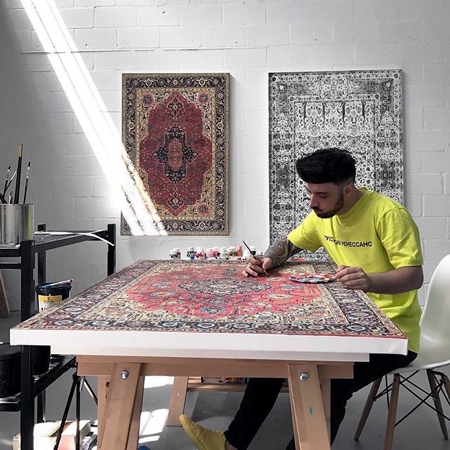 Painted Rugs