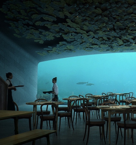 Underwater Restaurant in Europe