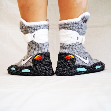 Back to the Future Knitted Nike Snoes