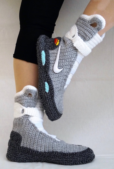 Back to the Future Knitted Nike Sneakers