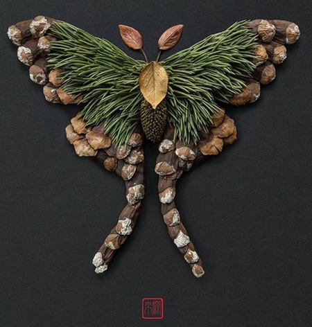 Raku Inoue Flower Butterfly