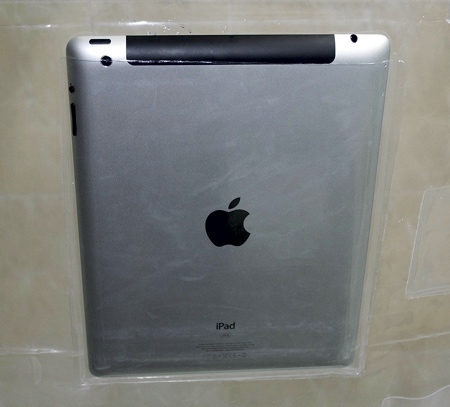 iPad Holder Shower Curtain