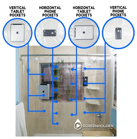 iPhone Shower Curtain