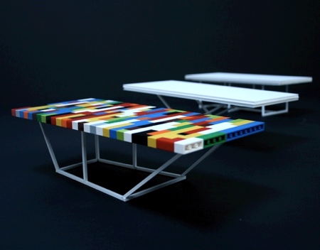 Desk Made of LEGO