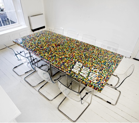 Boys and Girls LEGO Table