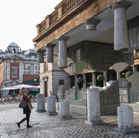 Alex Chinneck Levitating Building