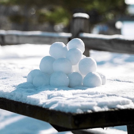 Real Minnesota Snowballs