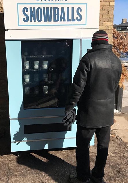 Snowball Vending Machine In Minnesota