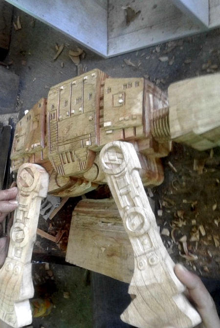 Wooden AT-AT Walker