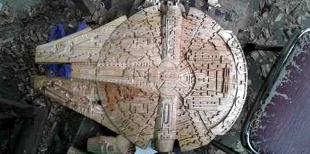 Wood Millennium Falcon