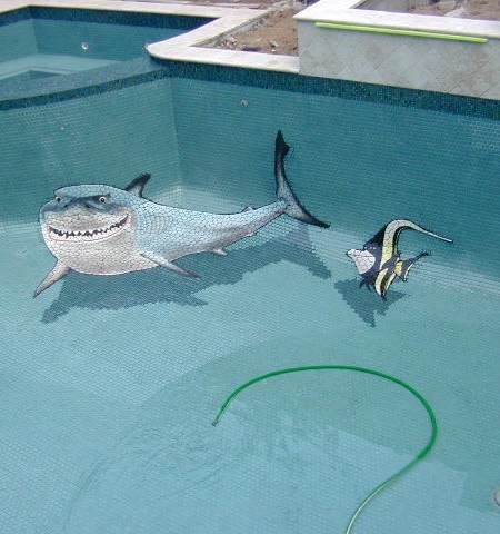 Tile Swimming Pool Art