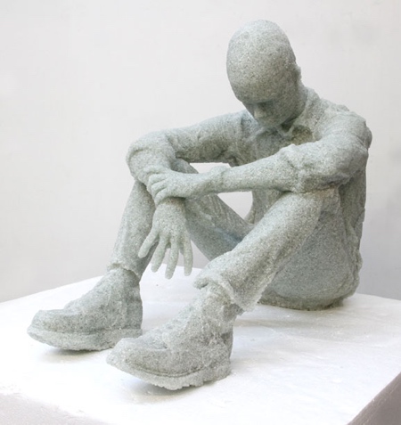 Daniel Arsham Broken Glass Sculptures