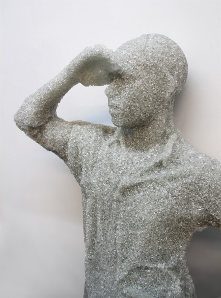 Daniel Arsham Shattered Glass Sculptures