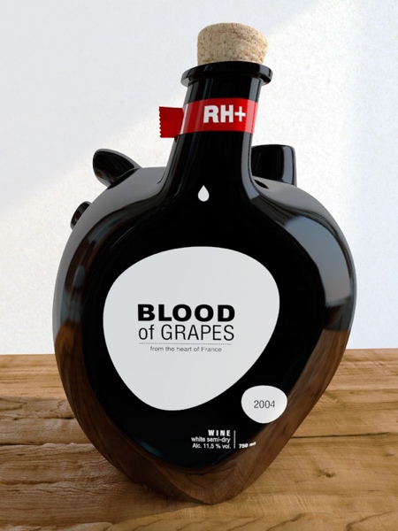 Blood of Grapes Wine Bottle