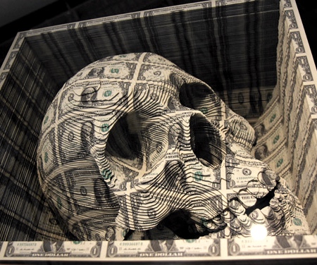 Skull Made of Money