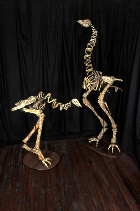 Extinct Bird Sculptures