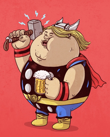 Fat Superhero