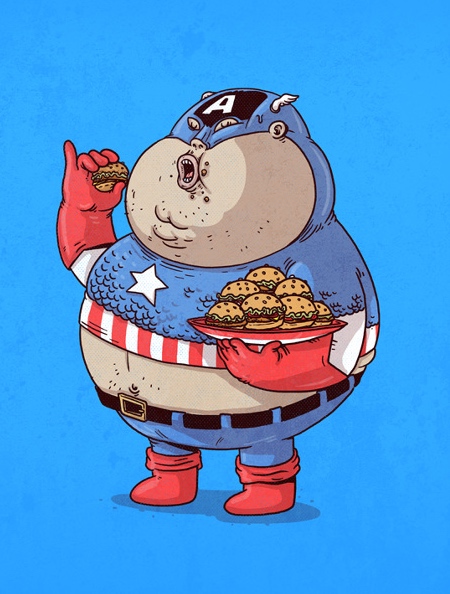 Alex Solis Fat Superhero