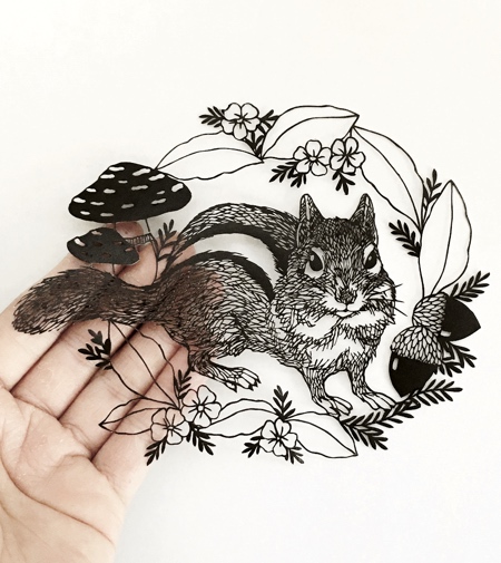 3D Paper Art by Kanako Abe