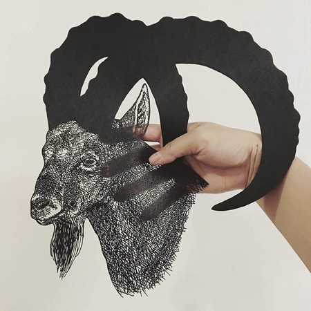 Kanako Abe Cut Out Paper Art