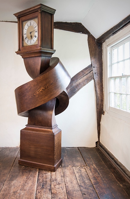 Alex Chinneck Wooden Knot Clock