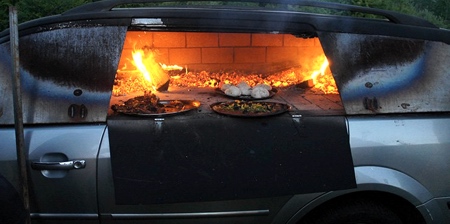 Pizza Oven Car