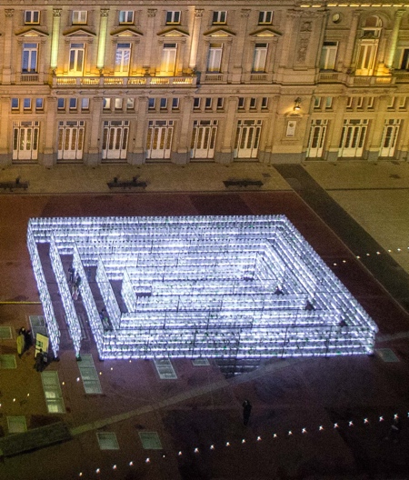 Plastic Bags Labyrinth