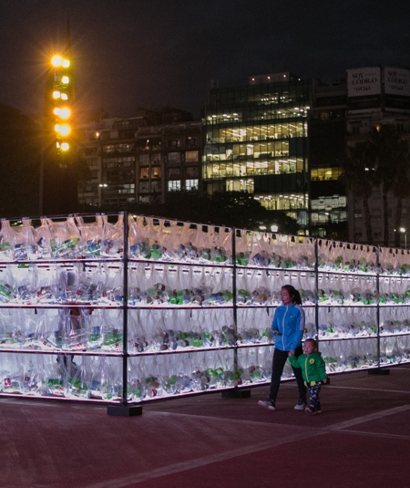 Plastic Waste Labyrinth Buenos Aires