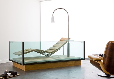 Bathtub with a Chair