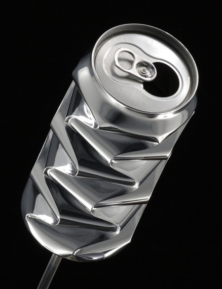 Dented Soda Cans Art