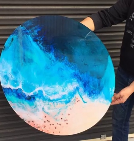 Ocean Resin Art