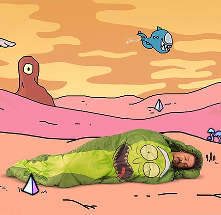 Rick and Morty Sleeping Bag