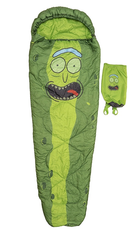 Rick and Morty Pickle Rick Sleeping Bag