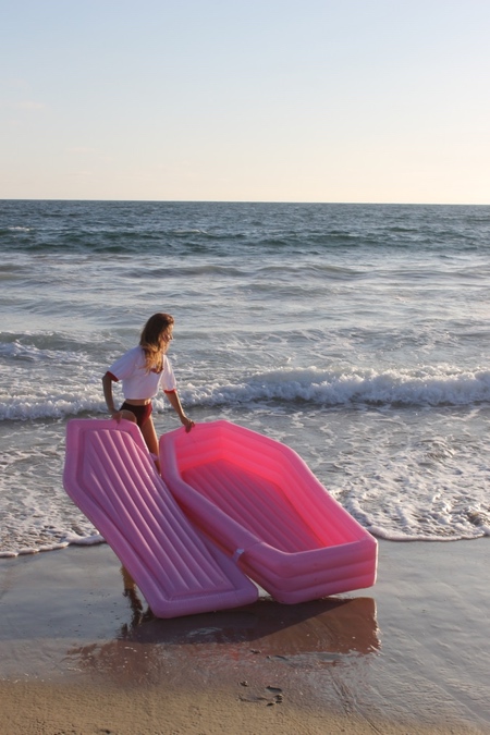 Coffin Pool Float