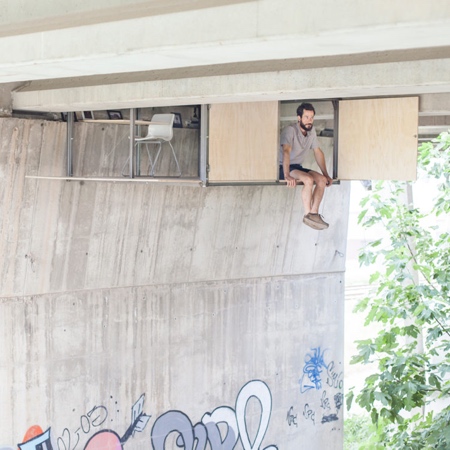 Office Under a Bridge