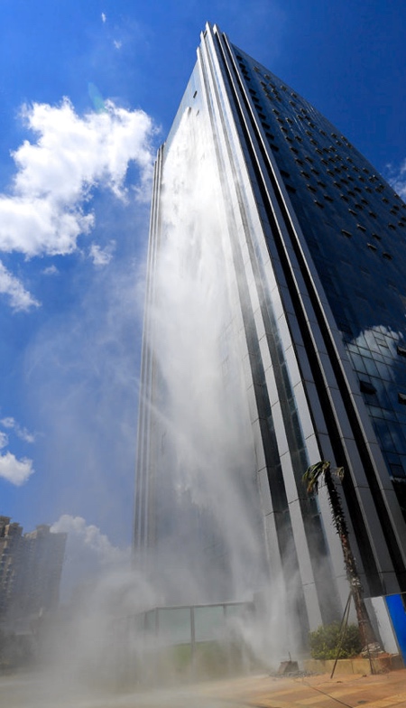 Waterfall Skyscraper