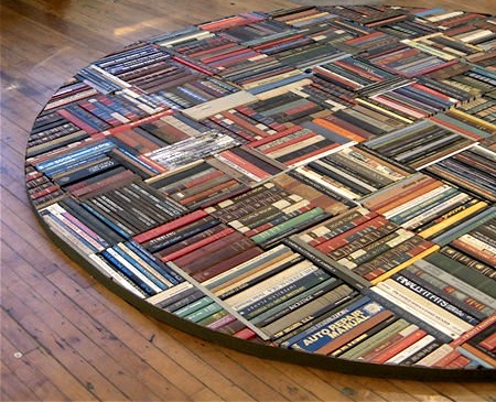 Pamela Paulsrud Rug Made of Books