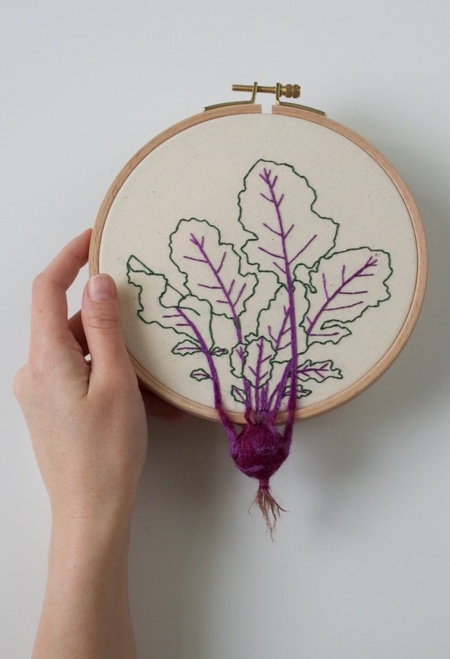 Veselka Bulkan Embroidered Vegetables