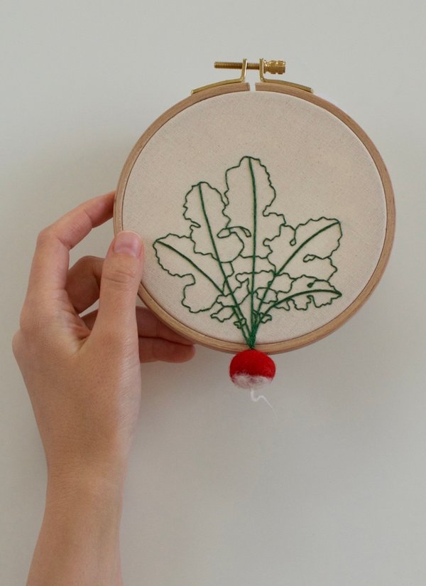 Veselka Bulkan Embroidered 3D Vegetables