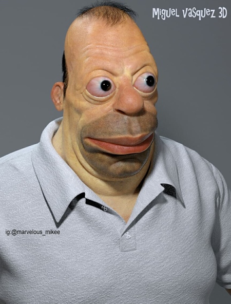 Homer Simpson in Real Life
