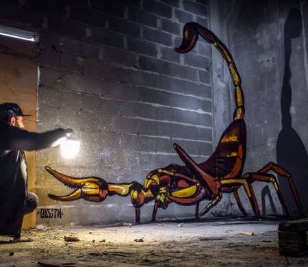 Odeith 3D Bugs Street Art