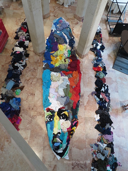 Portrait Made of Clothes