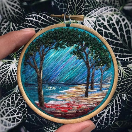 Embroidered Paintings